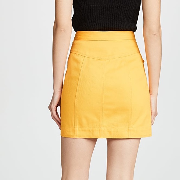 Acler Golding Denim Marigold Skirt - Picture 5 of 7